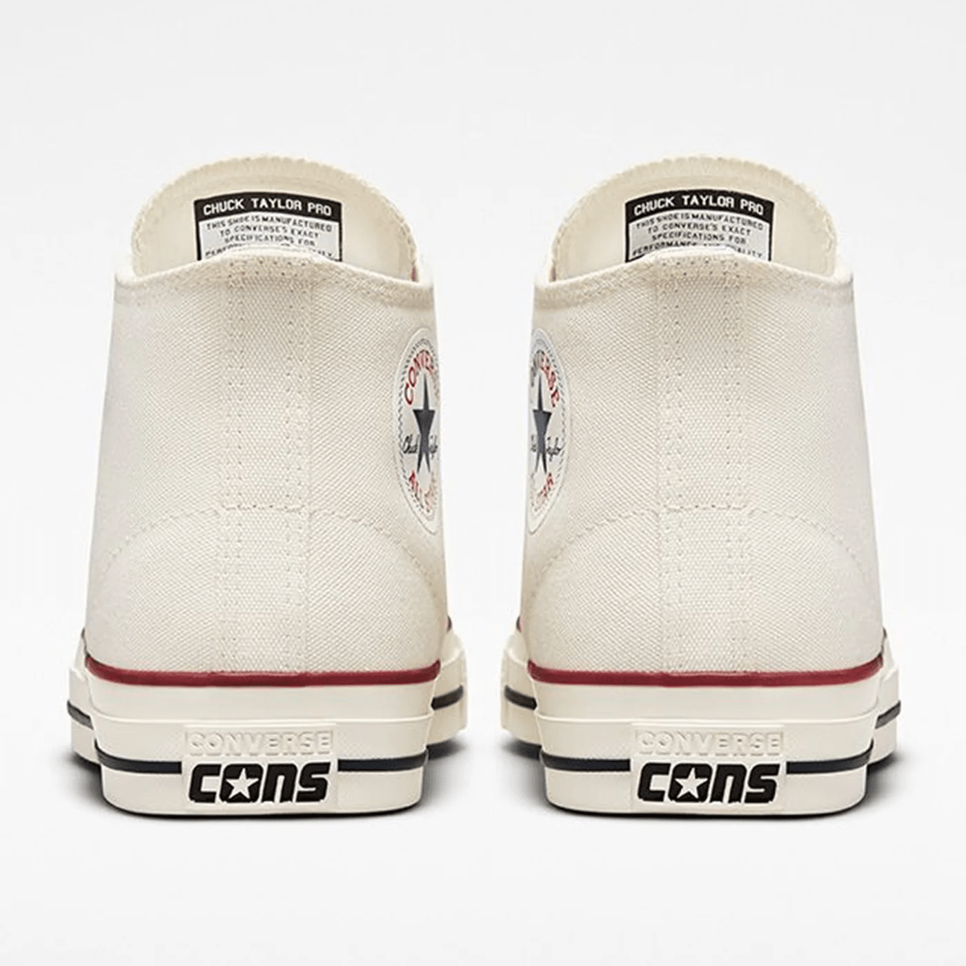 Converse Chuck Taylor All Star Pro Cut Egret / Red / Clematis Blue Men's 13 / Women's 15 M 194433643498 Shoe Deals Outlet