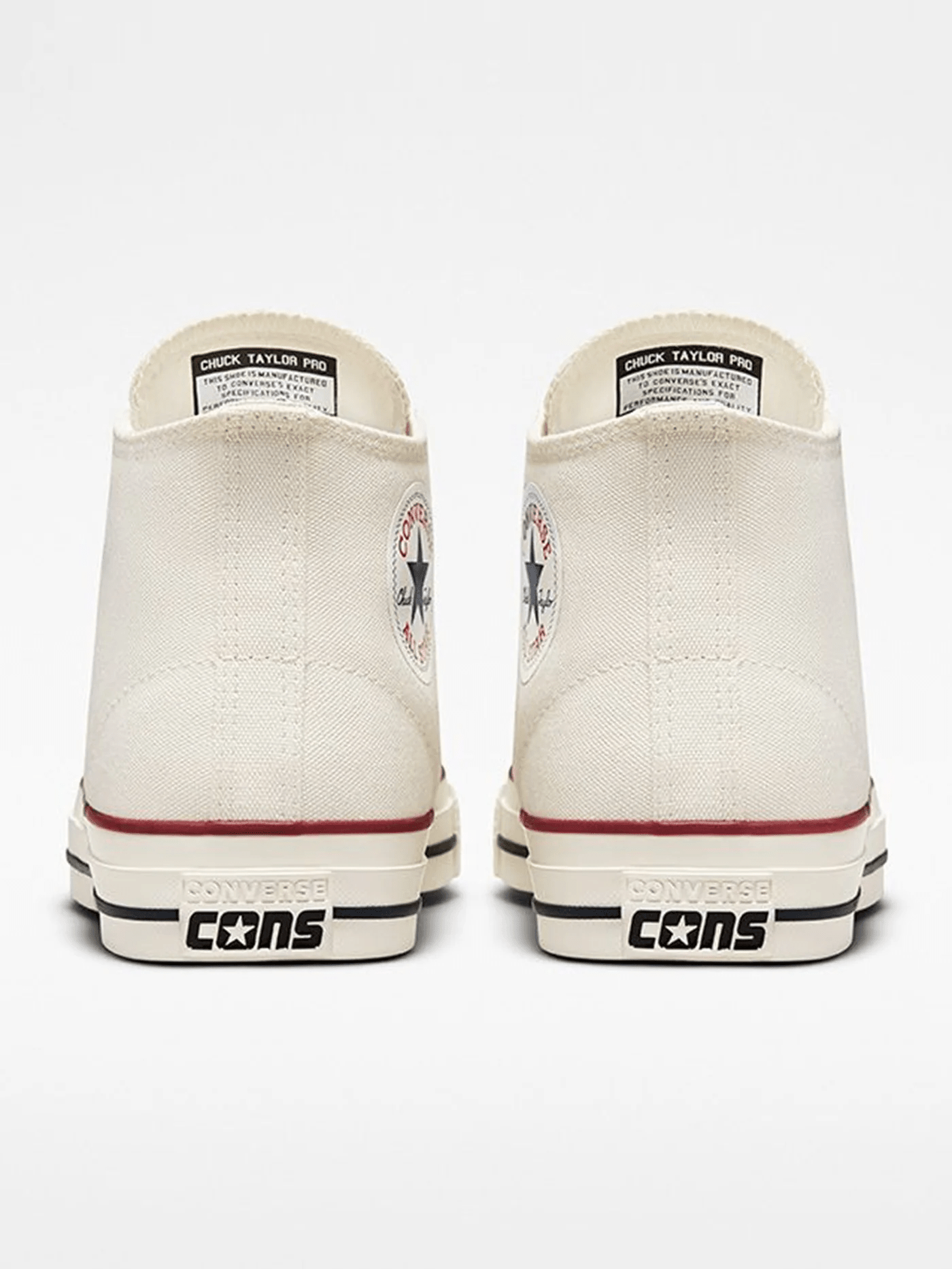 Converse Chuck Taylor All Star Pro Cut Egret / Red / Clematis Blue Men's 13 / Women's 15 M 194433643498 Shoe Deals Outlet