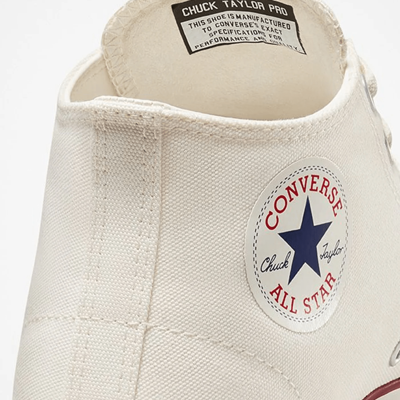 Converse Chuck Taylor All Star Pro Cut Egret / Red / Clematis Blue Men's 13 / Women's 15 M 194433643498 Shoe Deals Outlet