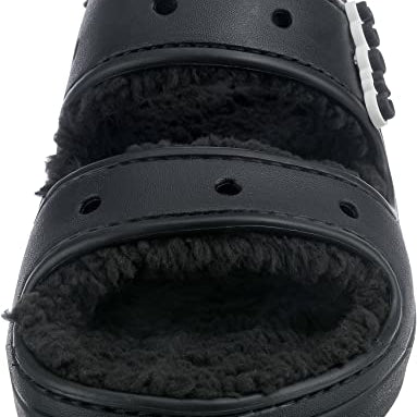 Crocs Cozzzy Sandal - Unisex Black Shoe Deals Outlet