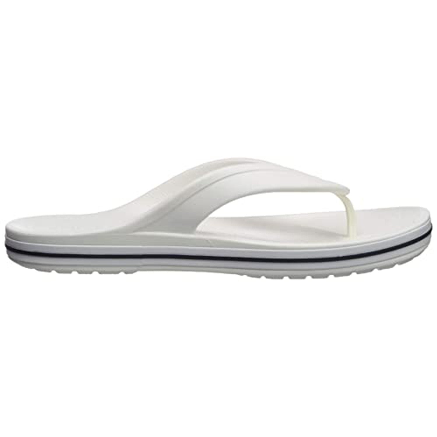Crocs Crocband Baya Flip Flop - Unisex White/Navy Shoe Deals Outlet