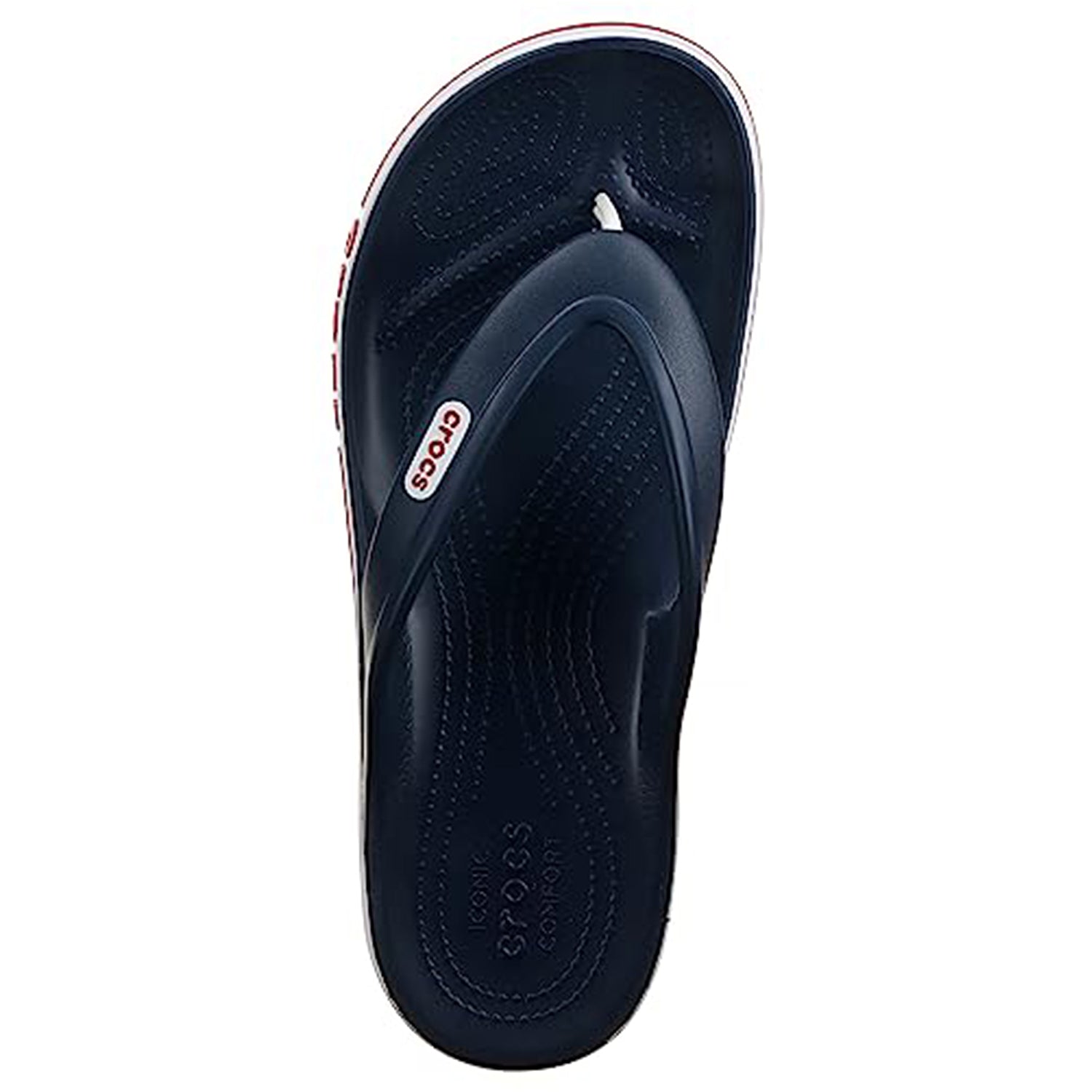 Crocs Crocband Baya Flip Flop - Unisex Navy/Pepper Shoe Deals Outlet