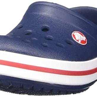 Crocs CrocBand Clog - Kids Navy/Red Shoe Deals Outlet