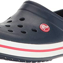 Crocs CrocBand Clog - Kids Navy/Red Shoe Deals Outlet