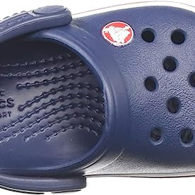 Crocs CrocBand Clog - Kids Navy/Red Shoe Deals Outlet