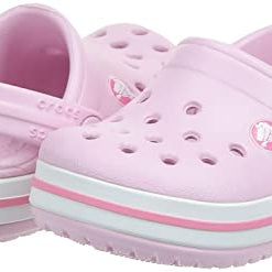 Crocs CrocBand Clog - Kids Ballerina Pink Shoe Deals Outlet