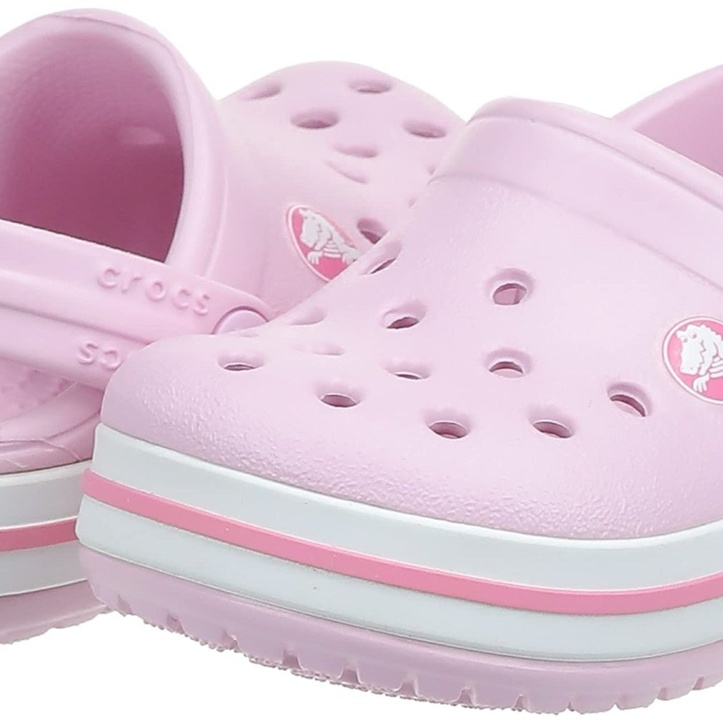 Crocs CrocBand Clog - Kids Ballerina Pink Shoe Deals Outlet