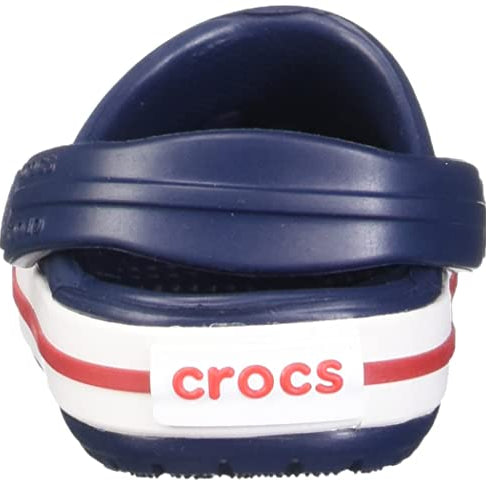 Crocs CrocBand Clog - Kids Navy/Red Shoe Deals Outlet