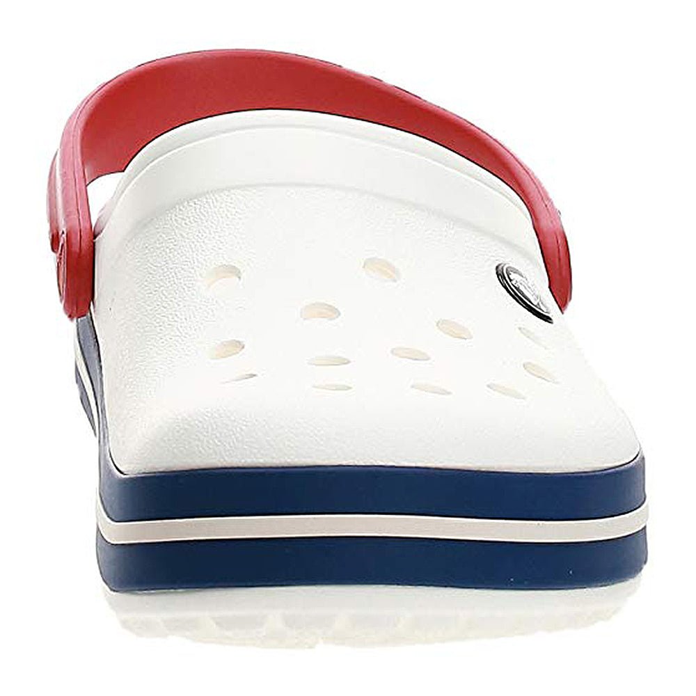 Crocs Crocband Clog Seasonal Colors - Unisex White/Blue Jean Shoe Deals Outlet