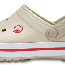 Crocs CrocBand Clog - Unisex Stucco/Melon Shoe Deals Outlet