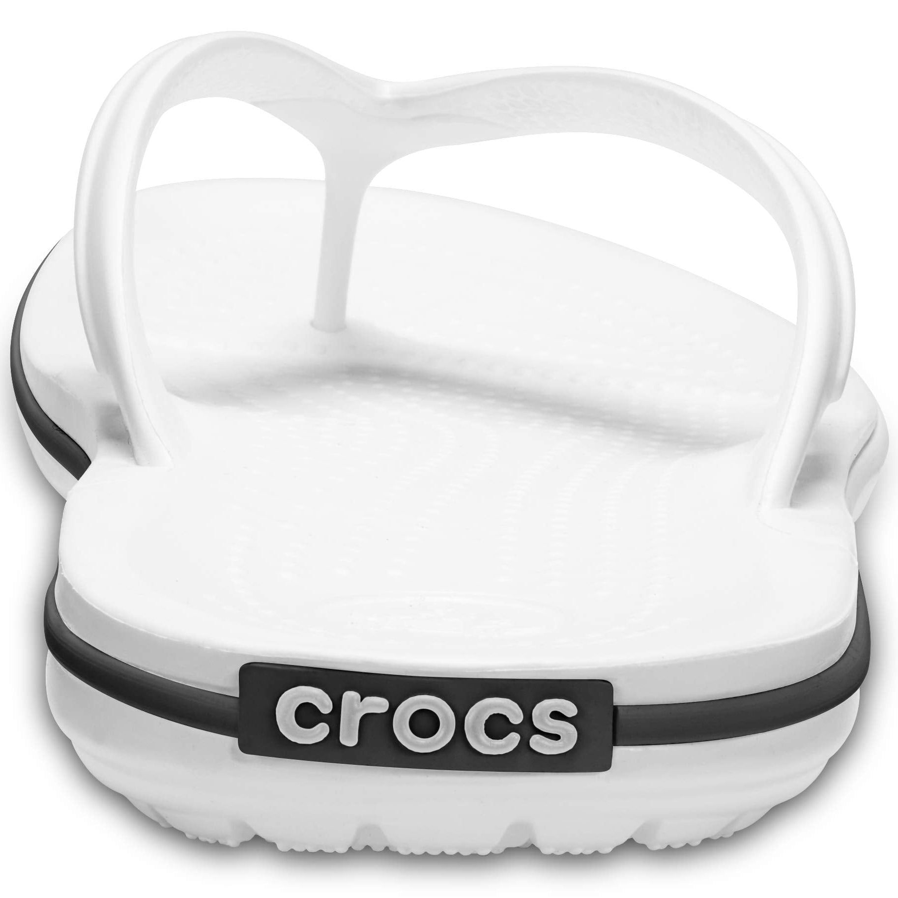 Crocs Crocband Flip - Unisex White Shoe Deals Outlet
