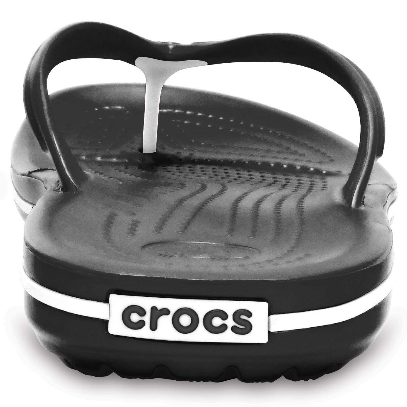 Crocs Crocband Flip - Unisex Black Shoe Deals Outlet
