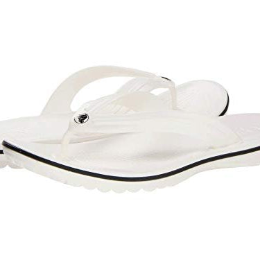 Crocs Crocband Flip - Unisex White Shoe Deals Outlet