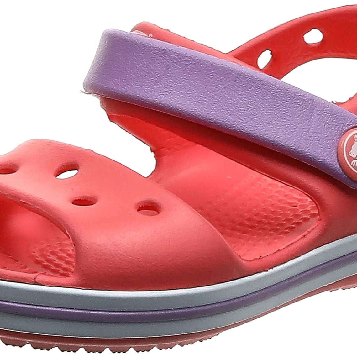 Crocs CrocBand Sandal - Kids Red Violet Shoe Deals Outlet