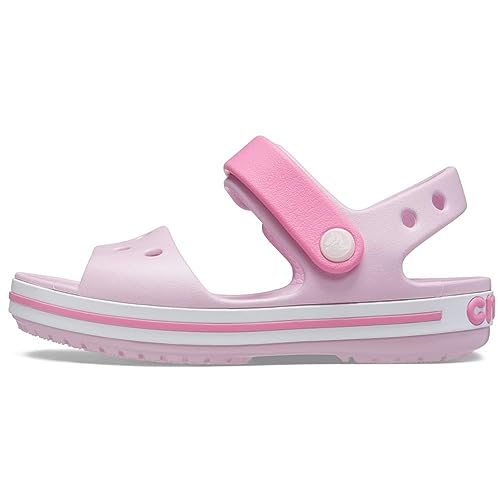 Crocs CrocBand Sandal - Kids Ballerina Pink Shoe Deals Outlet
