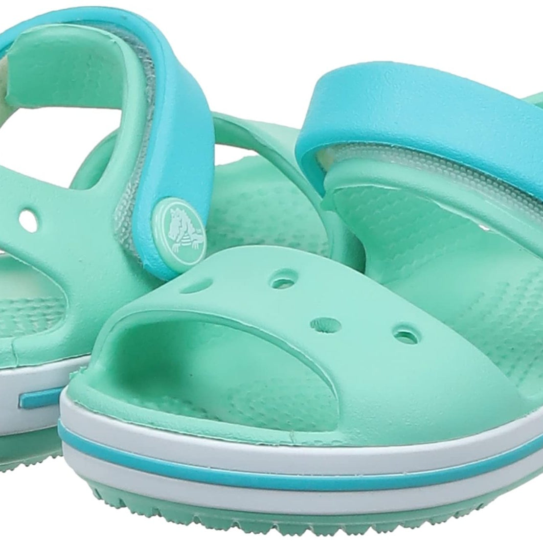 Crocs CrocBand Sandal - Kids Blue Shoe Deals Outlet