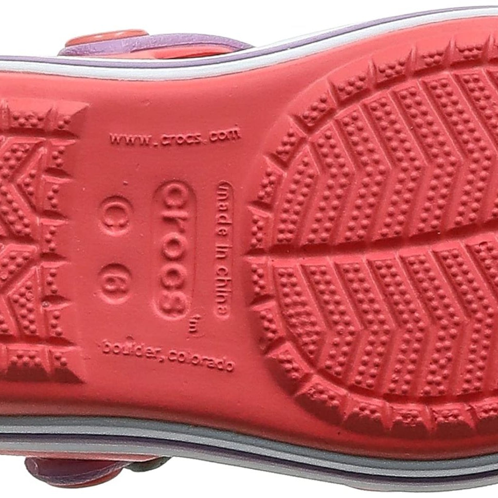 Crocs CrocBand Sandal - Kids Red Violet Shoe Deals Outlet