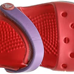 Crocs CrocBand Sandal - Kids Red Violet Shoe Deals Outlet