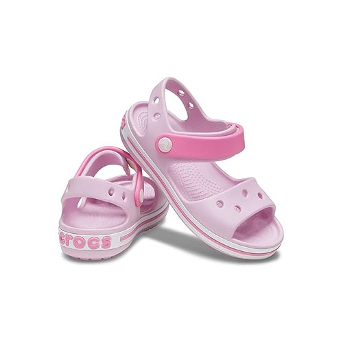 Crocs CrocBand Sandal - Kids Ballerina Pink Shoe Deals Outlet