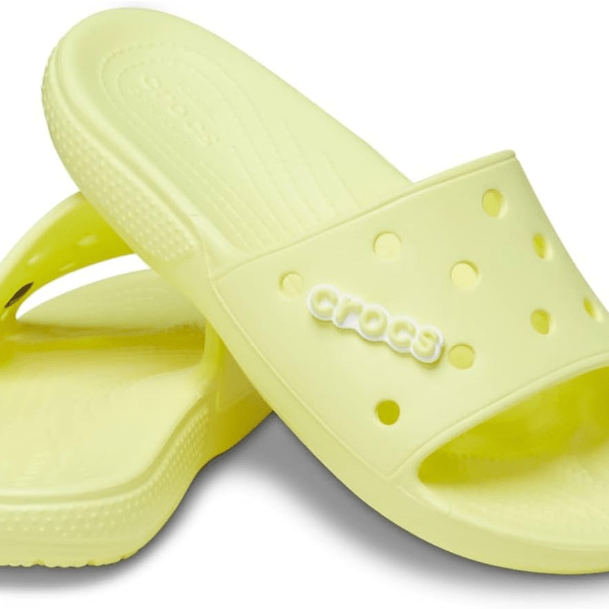 Crocs Classic Slide Yellow Men's 8 / Women's 10 M 196265144860 Shoe Deals Outlet