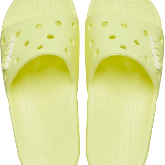 Crocs Classic Slide Yellow Men's 8 / Women's 10 M 196265144860 Shoe Deals Outlet