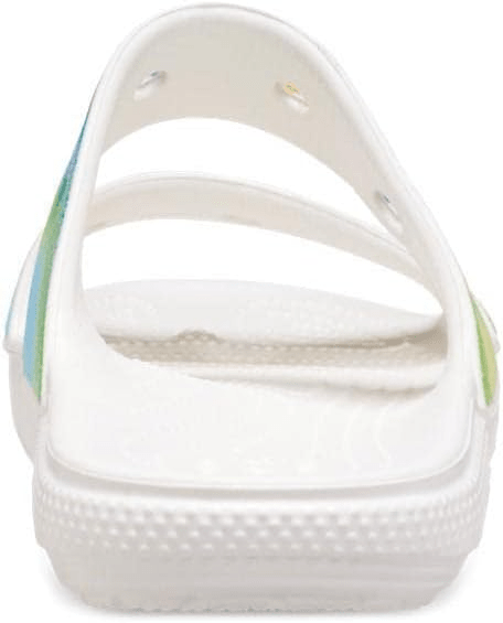 Crocs Classic Spray Dye Sandal White / Spray Dye Men's 11 / Women's 13 M 196265153787 Shoe Deals Outlet