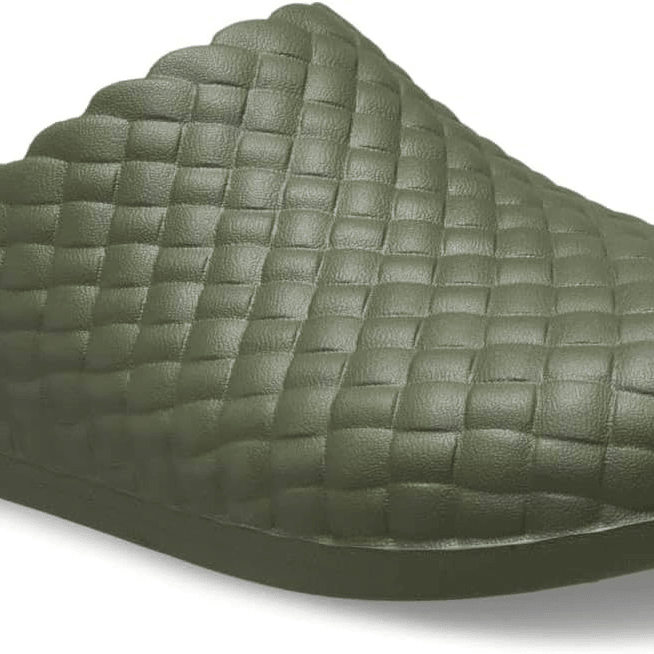 Crocs Dylan Woven Clog Army Green Men's 10 / Women's 12 M 196265674725 Shoe Deals Outlet