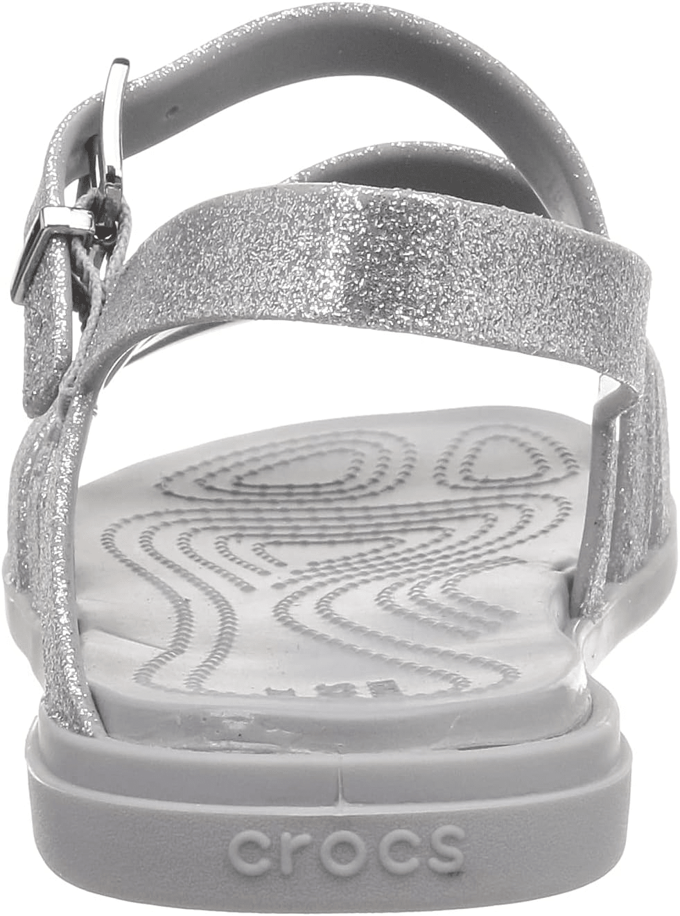 Crocs Tulum Sansal Silver Glitter 10 M 191448792555 Shoe Deals Outlet