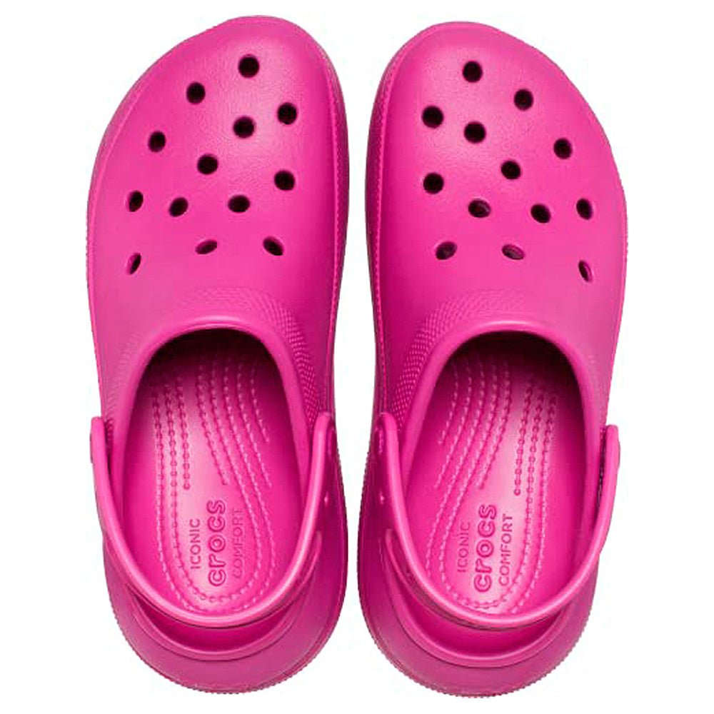 Crocs Crush Clog - Unisex Fuchsia Fun Shoe Deals Outlet