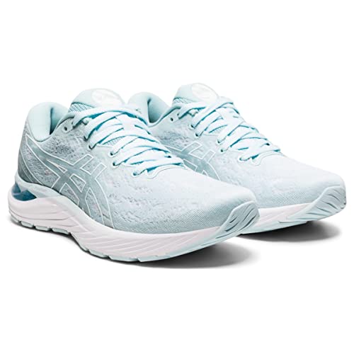 ASICS Cumulus 23 - Women's Aqua Angel/White Shoe Deals Outlet