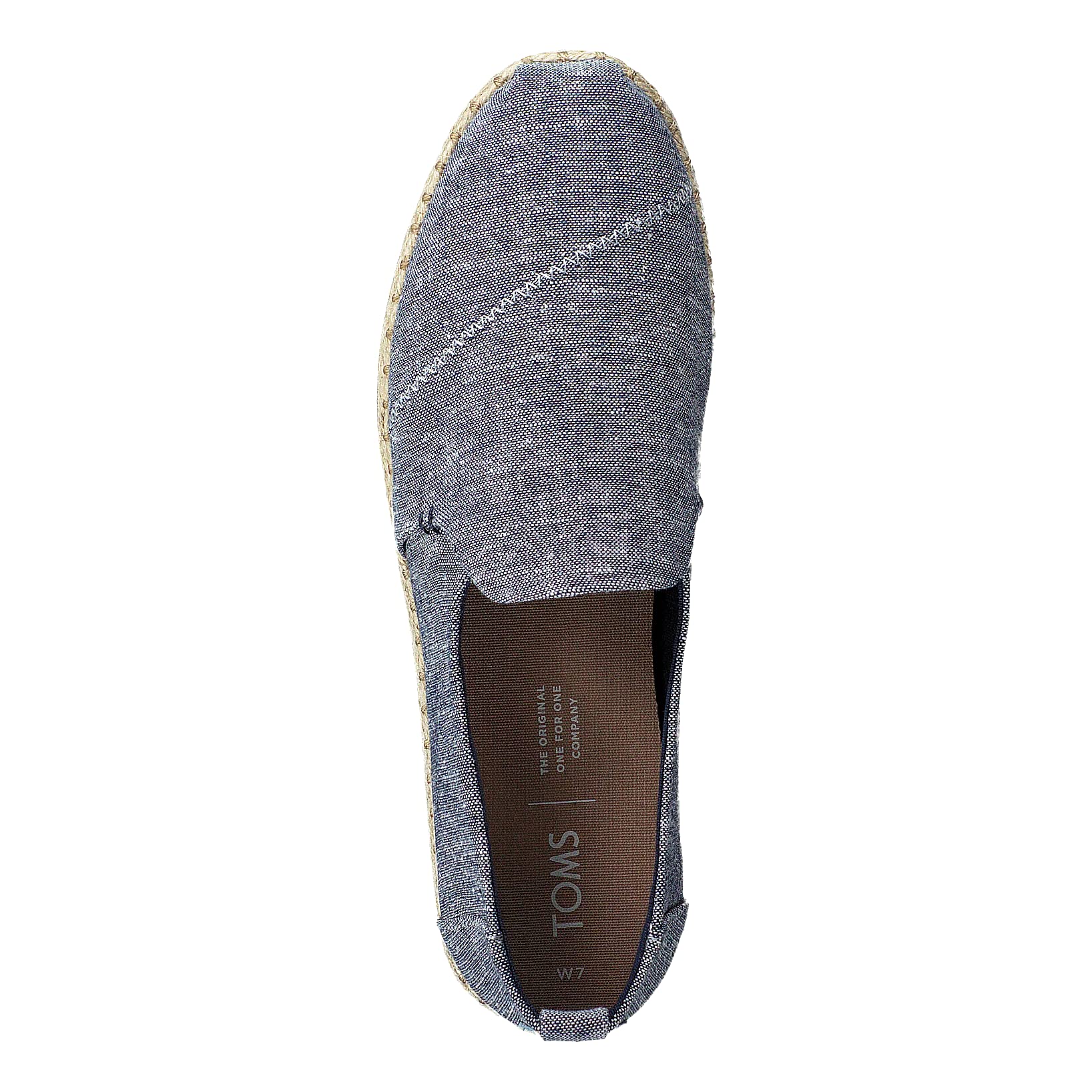 TOMS Deconstructed Alpargata Rope - Women's Blue Chmbray Shoe Deals Outlet