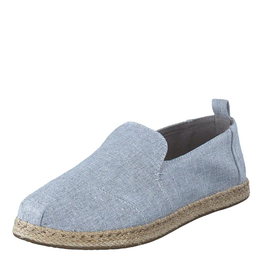TOMS Deconstructed Alpargata Rope - Women's Chmbray Drizzle Grey Shoe Deals Outlet