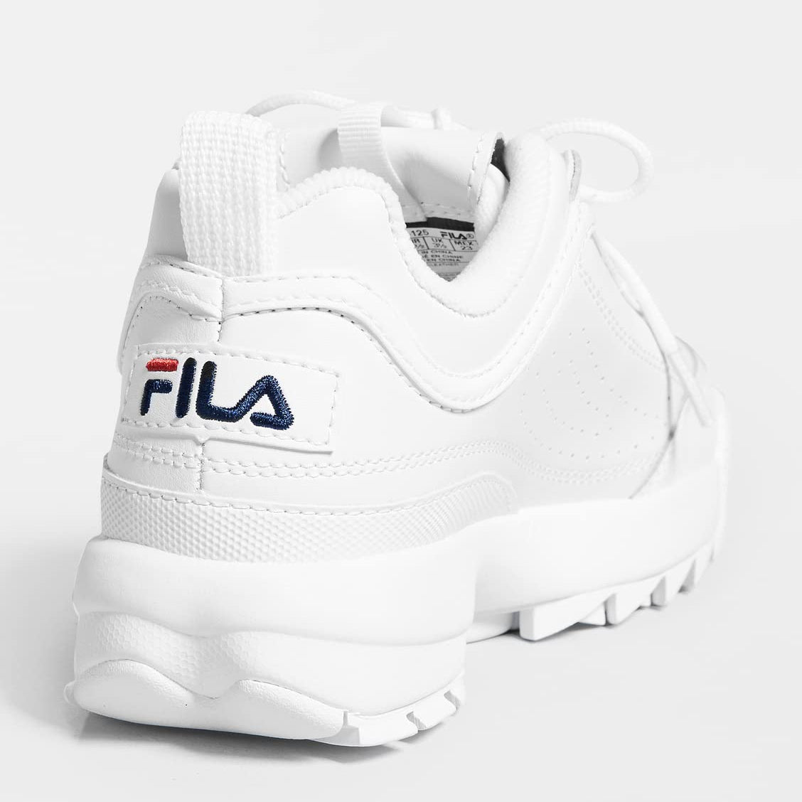 Fila Disruptor II - Women's White/Navy/Red Shoe Deals Outlet