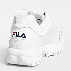 Fila Disruptor II - Women's White/Navy/Red Shoe Deals Outlet