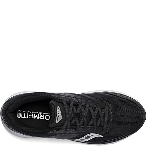 Saucony Echelon 8 Running Shoe - Men's Black/White Shoe Deals Outlet