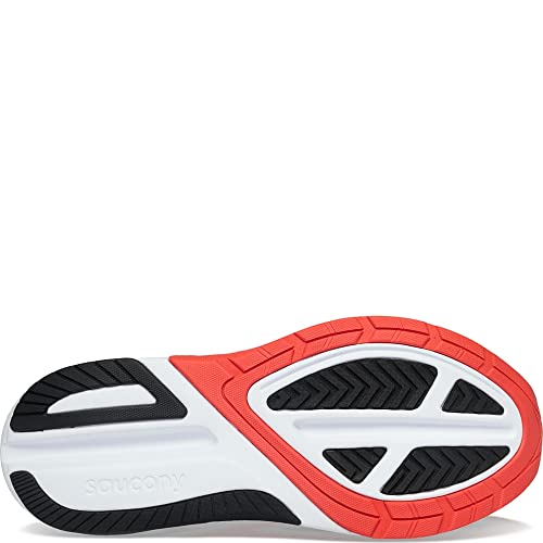 Saucony Echelon 9 Running Shoe - Men's Charcoal/Red Shoe Deals Outlet