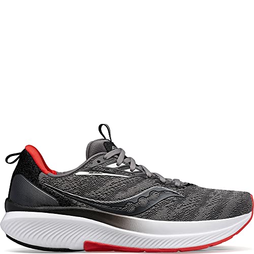 Saucony Echelon 9 Running Shoe - Men's Charcoal/Red Shoe Deals Outlet