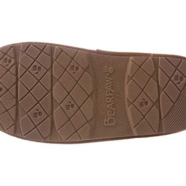 BEARPAW Effie Slippers - Women's Linen Shoe Deals Outlet