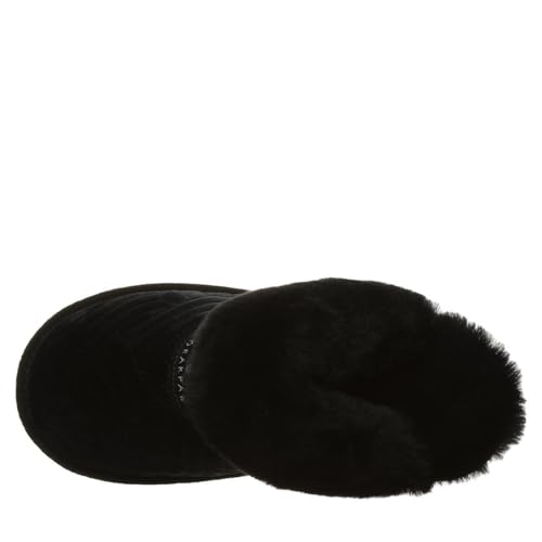 BEARPAW Effie - Women's Black Velvet Shoe Deals Outlet