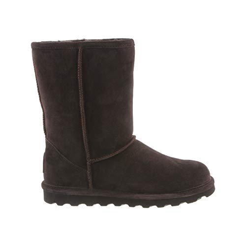 BEARPAW Elle Short Boots - Women's Chocolate Shoe Deals Outlet