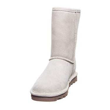 BEARPAW Elle Short Boots - Women's Winter White Shoe Deals Outlet