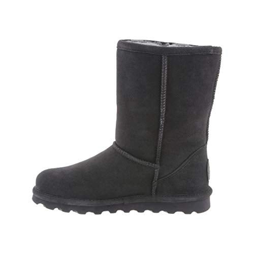 BEARPAW Elle Short Boots - Women's Charcoal Shoe Deals Outlet