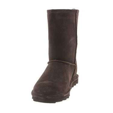 BEARPAW Elle Short Boots - Women's Chocolate Shoe Deals Outlet