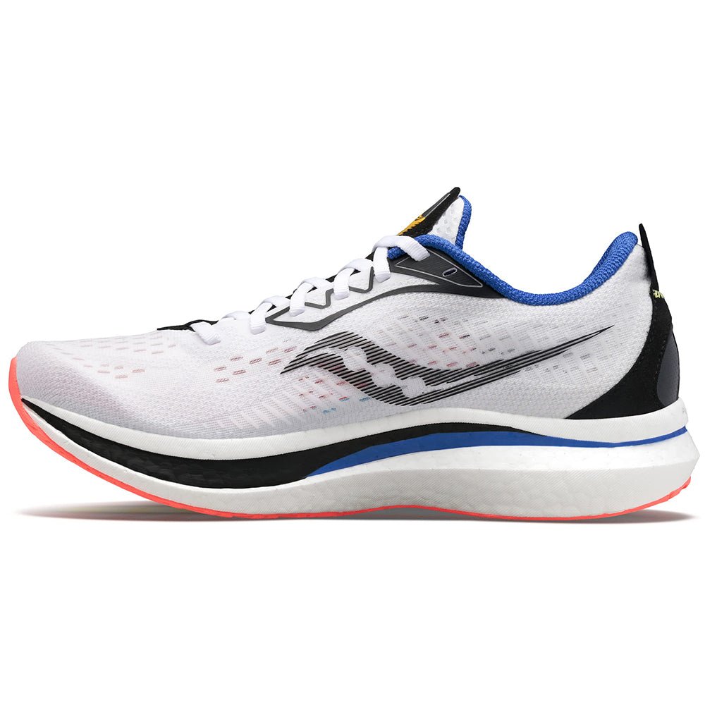 Saucony Endorphin Speed 2 Running Shoe - Men's White/Black/Vizi Shoe Deals Outlet