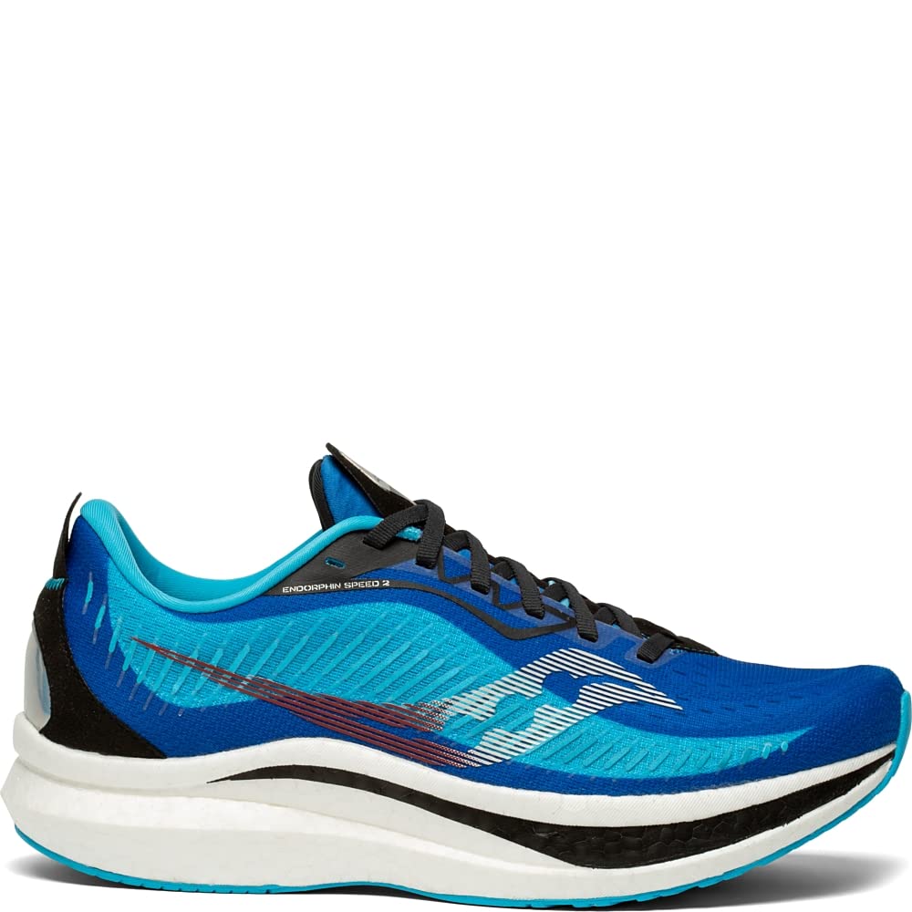 Saucony Endorphin Speed 2 Running Shoe - Men's Royal/Black Shoe Deals Outlet