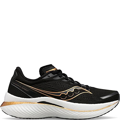 Saucony Endorphin Speed 3 Running Shoe - Women's Black/Goldstruck Shoe Deals Outlet