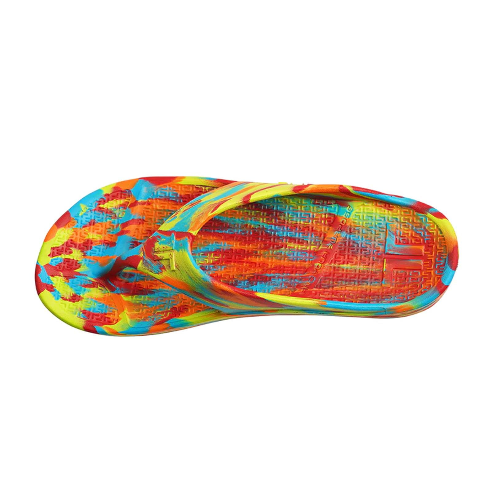 Telic Footwear Energy Flip Flop - Unisex Melted Crayon Shoe Deals Outlet