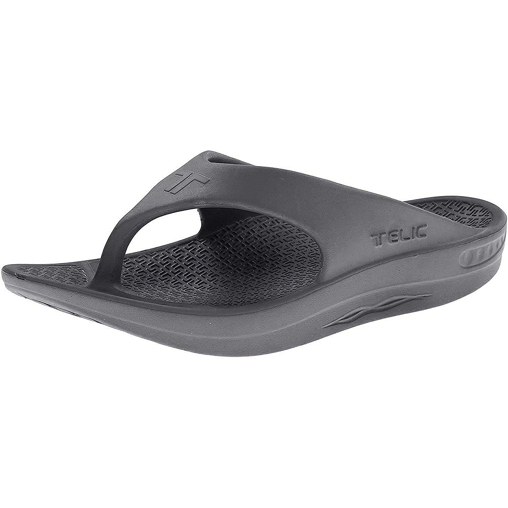 Telic Footwear Energy Flip Flop - Unisex Grey Shoe Deals Outlet