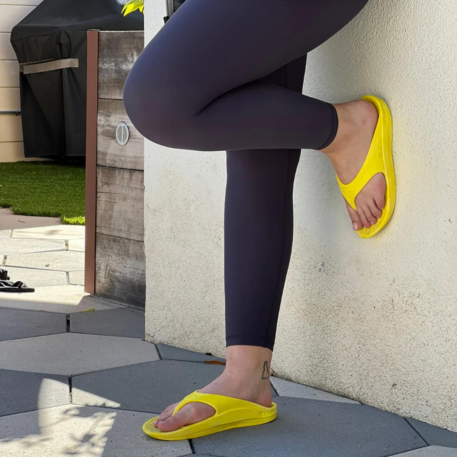 Telic Footwear Energy Flip Flop - Unisex Sunshine Yellow Shoe Deals Outlet