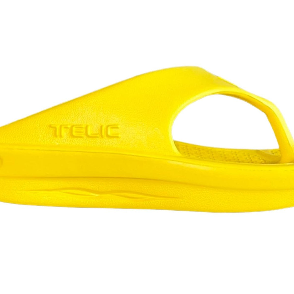 Telic Footwear Energy Flip Flop - Unisex Sunshine Yellow Shoe Deals Outlet